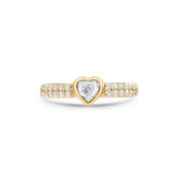 Heart Bezel Diamond Ring